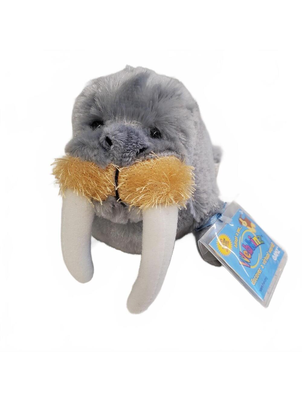 Ganz Webkinz walrus plush with code tag 10"